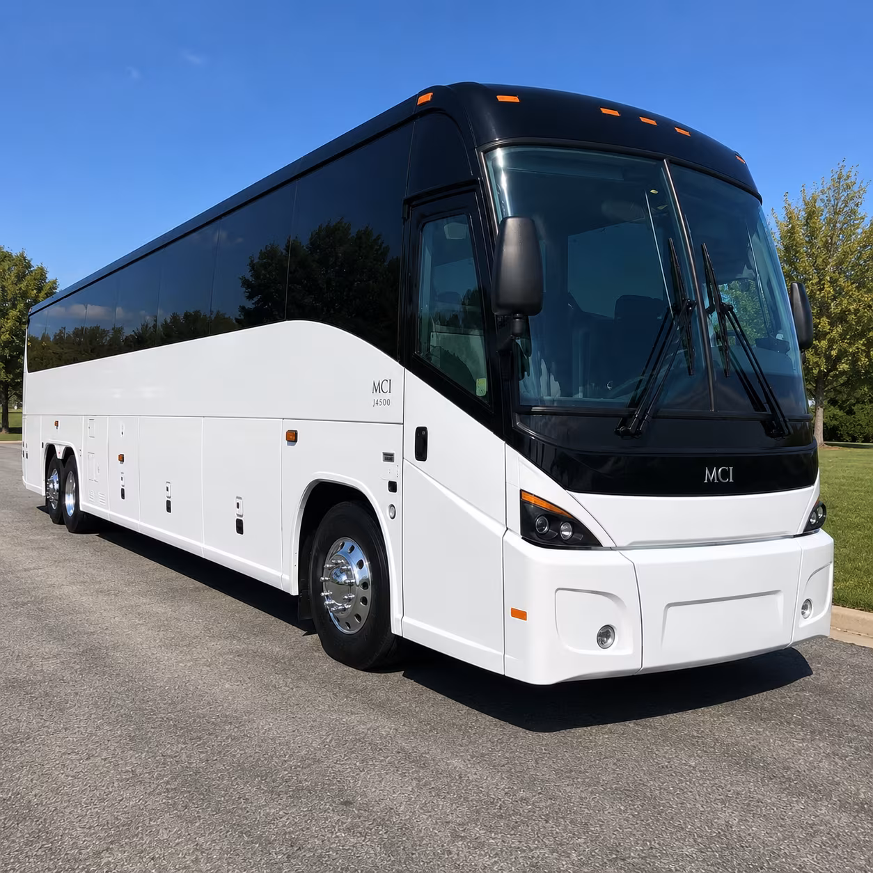 ibm rochester campus shuttle buses along highway 52 north