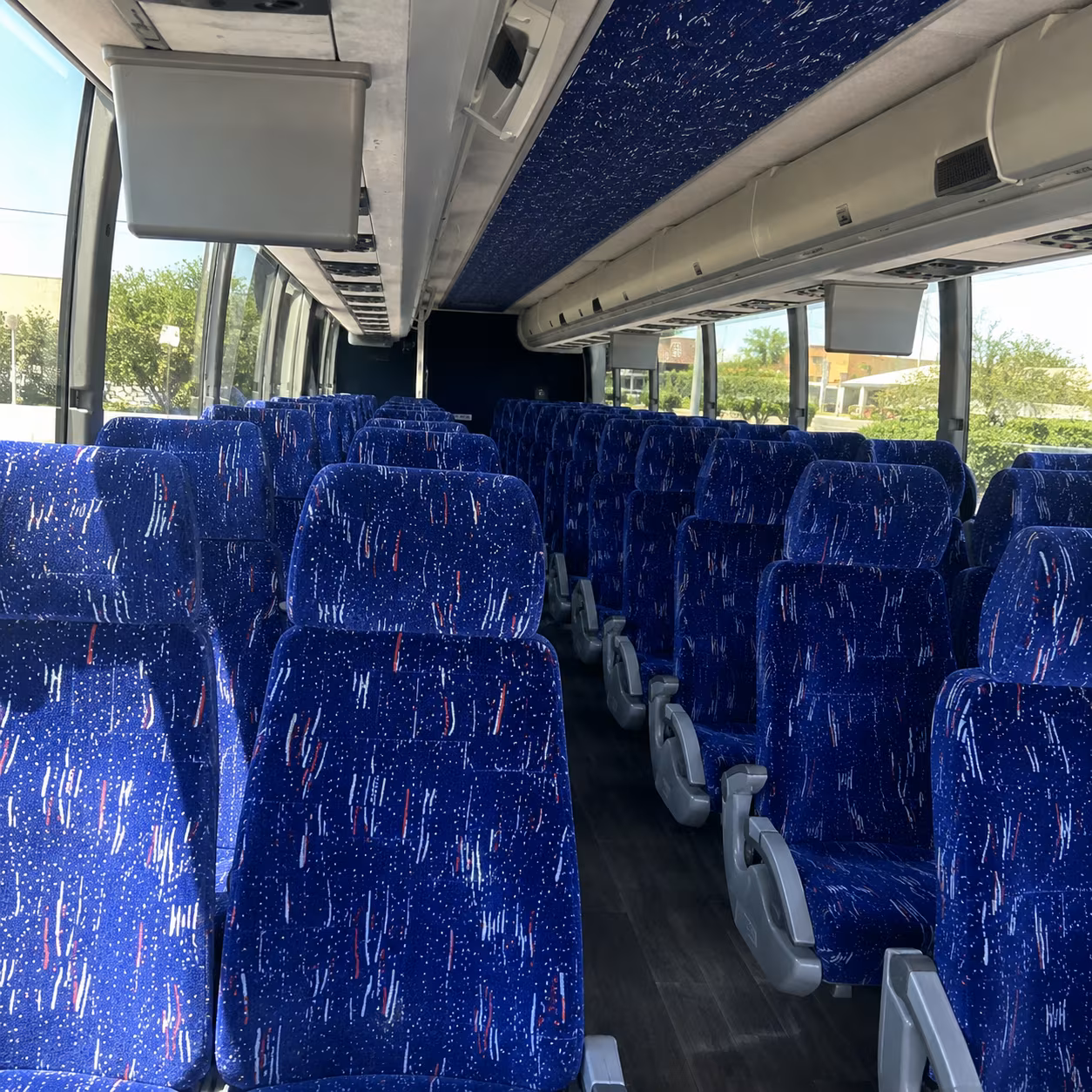 rochester charter bus interior